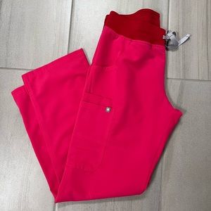 FIGS Shocking Pink Kade S/P scrub pants